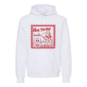 The Midwest Call Me Hot Pizza Hot To Go Premium Hoodie