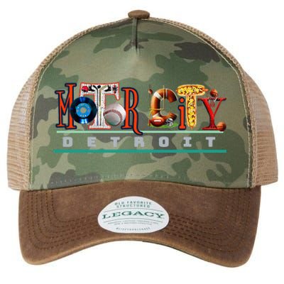 The Motor City Love A Detroit Team Fan Legacy Tie Dye Trucker Hat