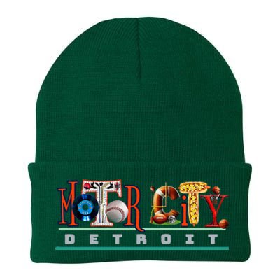 The Motor City Love A Detroit Team Fan Knit Cap Winter Beanie