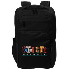 The Motor City Love A Detroit Team Fan Impact Tech Backpack