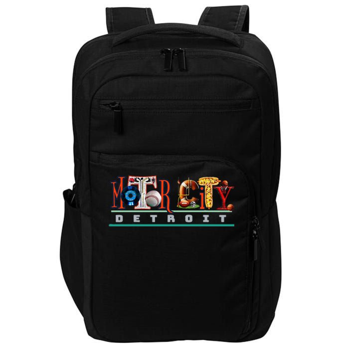 The Motor City Love A Detroit Team Fan Impact Tech Backpack