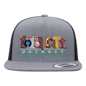 The Motor City Love A Detroit Team Fan Flat Bill Trucker Hat