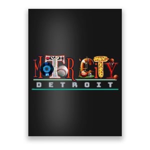 The Motor City Love A Detroit Team Fan Poster