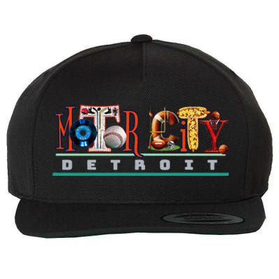 The Motor City Love A Detroit Team Fan Wool Snapback Cap