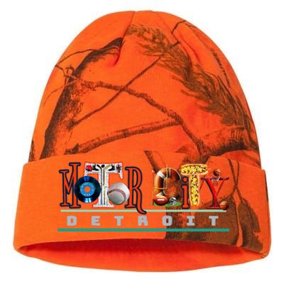 The Motor City Love A Detroit Team Fan Kati Licensed 12" Camo Beanie