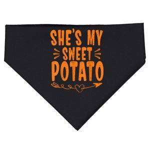 Thanksgiving Matching Couple SheS My Sweet Potato I Yam USA-Made Doggie Bandana