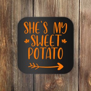 Thanksgiving Matching Couples SheS My Sweet Potato I Yam Coaster