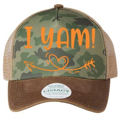 Thanksgiving Matching Couple SheS My Sweet Potato I Yam Set Legacy Tie Dye Trucker Hat