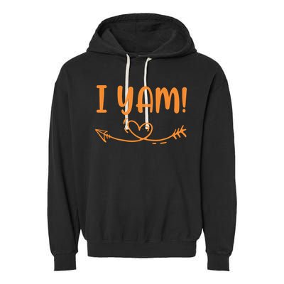 Thanksgiving Matching Couple SheS My Sweet Potato I Yam Set Garment-Dyed Fleece Hoodie