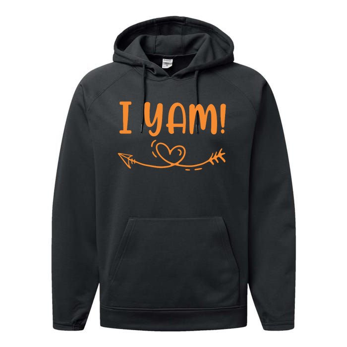 Thanksgiving Matching Couple SheS My Sweet Potato I Yam Set Performance Fleece Hoodie