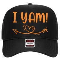 Thanksgiving Matching Couple SheS My Sweet Potato I Yam Set High Crown Mesh Back Trucker Hat