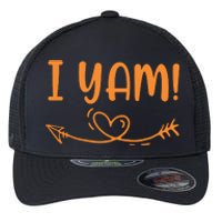 Thanksgiving Matching Couple SheS My Sweet Potato I Yam Set Flexfit Unipanel Trucker Cap