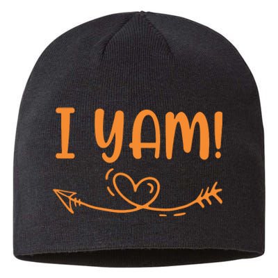 Thanksgiving Matching Couple SheS My Sweet Potato I Yam Set Sustainable Beanie