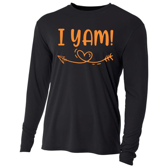 Thanksgiving Matching Couple SheS My Sweet Potato I Yam Set Cooling Performance Long Sleeve Crew