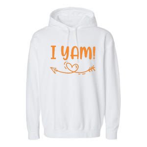 Thanksgiving Matching Couple SheS My Sweet Potato I Yam Set Garment-Dyed Fleece Hoodie