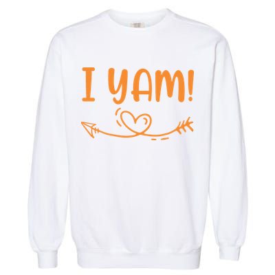 Thanksgiving Matching Couple SheS My Sweet Potato I Yam Set Garment-Dyed Sweatshirt