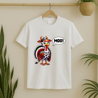 Turkey Moo Cow Funny Thanksgiving Shirts For Women T-Shirt