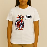 Turkey Moo Cow Funny Thanksgiving Shirts For Women T-Shirt