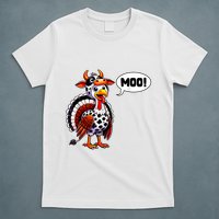 Turkey Moo Cow Funny Thanksgiving Shirts For Women T-Shirt
