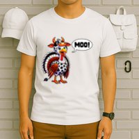 Turkey Moo Cow Funny Thanksgiving Shirts For Women T-Shirt