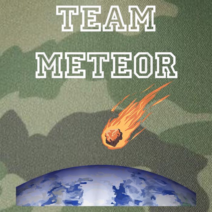 Team Meteor Crashing Into Planet Legacy Tie Dye Trucker Hat