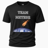 Team Meteor Crashing Into Planet Performance Shirt