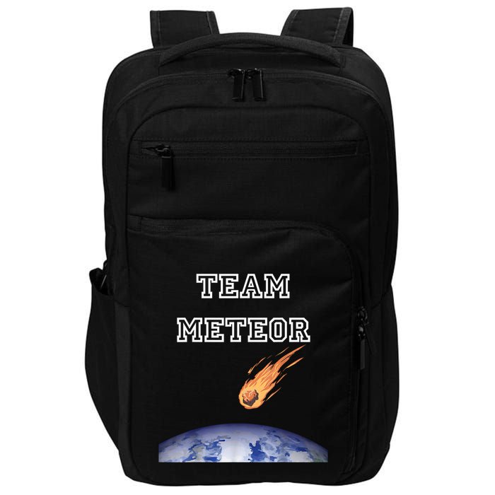 Team Meteor Crashing Into Planet Impact Tech Backpack