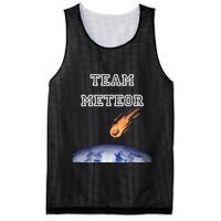 Team Meteor Crashing Into Planet Mesh Reversible Basketball Jersey Tank