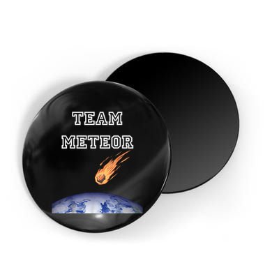 Team Meteor Crashing Into Planet Magnet