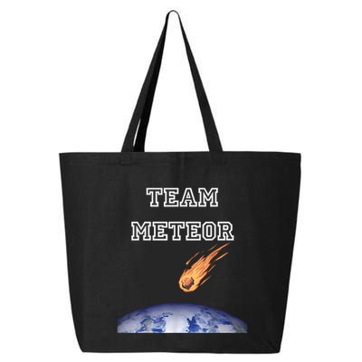 Team Meteor Crashing Into Planet 25L Jumbo Tote