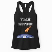 Team Meteor Crashing Into Planet Womens Tank Top