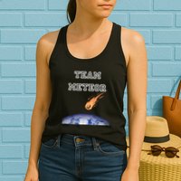 Team Meteor Crashing Into Planet Womens Tank Top