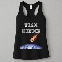 Team Meteor Crashing Into Planet Womens Tank Top