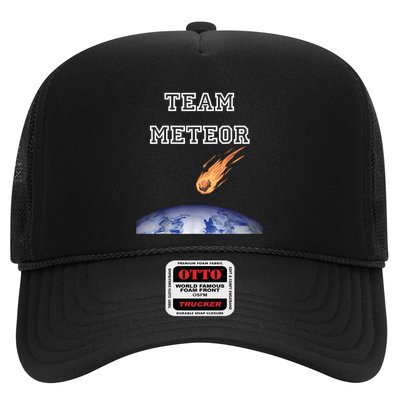 Team Meteor Crashing Into Planet Trucker Hat