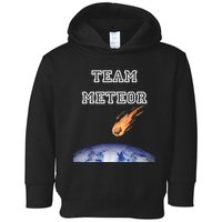 Team Meteor Crashing Into Planet Toddler Hoodie