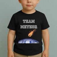 Team Meteor Crashing Into Planet Toddler T-Shirt