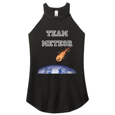 Team Meteor Crashing Into Planet Women's Perfect Tri Rocker Tank
