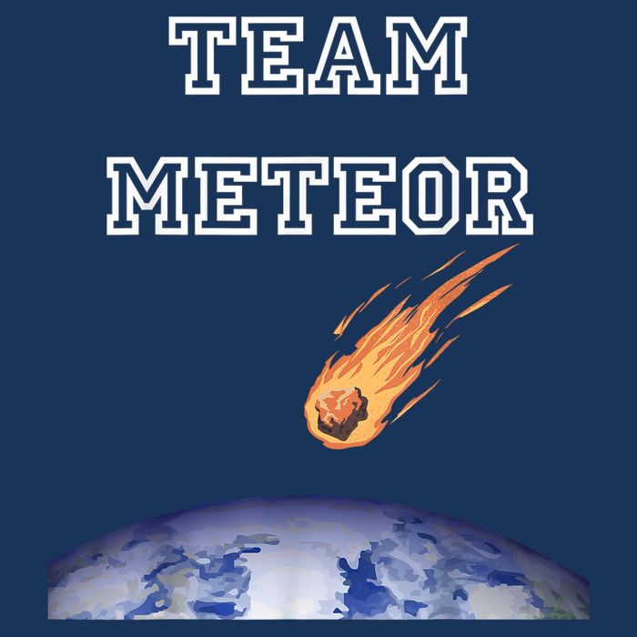 Team Meteor Crashing Into Planet Infant Baby Jersey Bodysuit