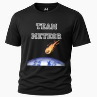 Team Meteor Crashing Into Planet Performance Shirt