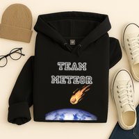 Team Meteor Crashing Into Planet Hoodie
