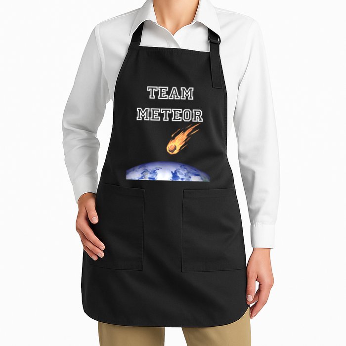 Team Meteor Crashing Into Planet Apron