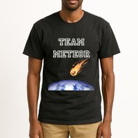Team Meteor Crashing Into Planet Tall T-Shirt