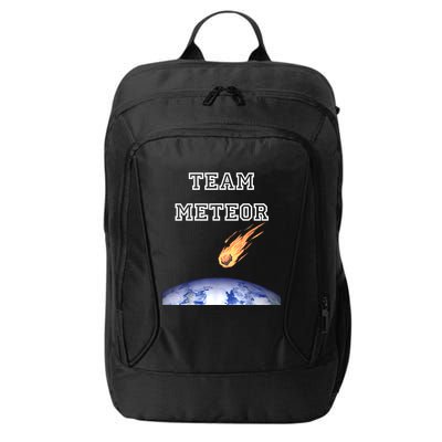 Team Meteor Crashing Into Planet City Backpack