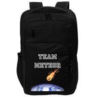 Team Meteor Crashing Into Planet Impact Tech Backpack