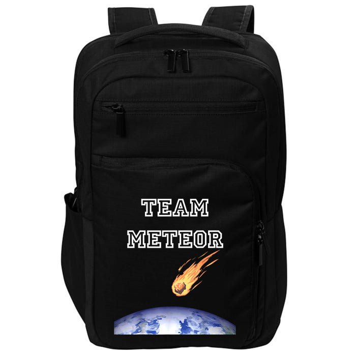 Team Meteor Crashing Into Planet Impact Tech Backpack