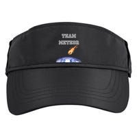Team Meteor Crashing Into Planet Adult Drive Performance Visor