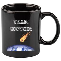 Team Meteor Crashing Into Planet 11oz C Handle Ceramic Mug