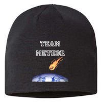 Team Meteor Crashing Into Planet Sustainable Beanie