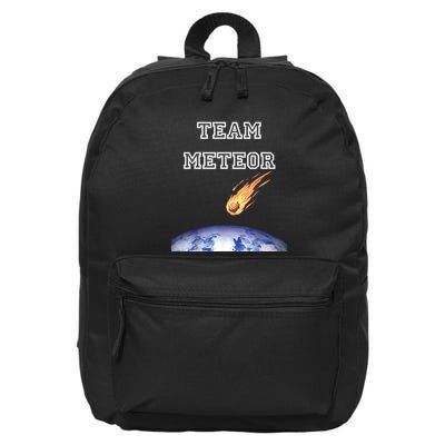 Team Meteor Crashing Into Planet 16 in Basic Backpack
