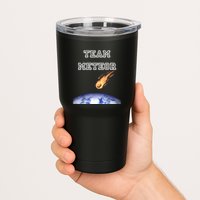 Team Meteor Crashing Into Planet Tumbler